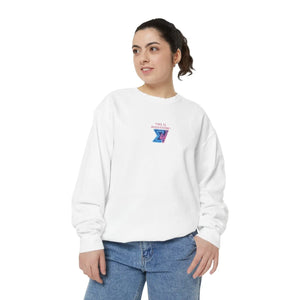 Aurora Sunset Brushed Fleece Sweatshirt - Cozy Unisex Wear - Dipaliz - Sweatshirts