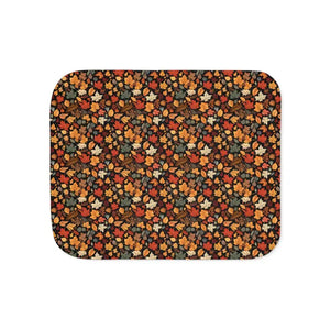 Sherpa Blanket Autumn Foliage Warmth Style Comfort Dipaliz - Blankets