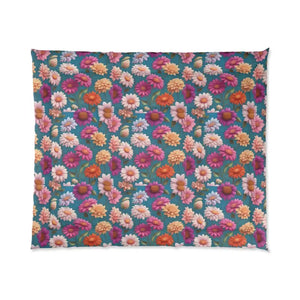 Floral Comforter - Ultra Soft Polyester Bedding - Dipaliz - Quilts & Comforters