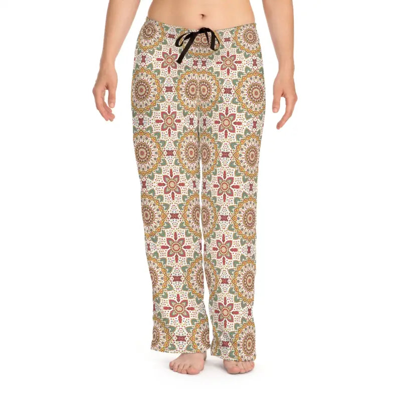 Vibrant Women’s Pajama Pants in Soft Polyester Jersey Knit - Xs / White Stitching Pajamas