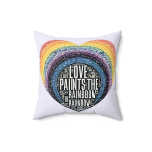 Spun Polyester Square Pillow - Chic Couch Comfort - Dipaliz - 16’’ × - Throw Pillows