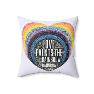 Spun Polyester Square Pillow - Chic Couch Comfort - Dipaliz - 18’’ × - Throw Pillows