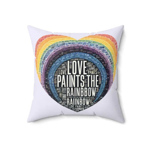 Spun Polyester Square Pillow - Chic Couch Comfort - Dipaliz - Throw Pillows