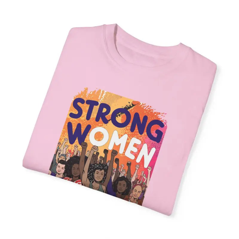 Cozy Women’s Day Cotton Tee for Strong Women World - T-shirt