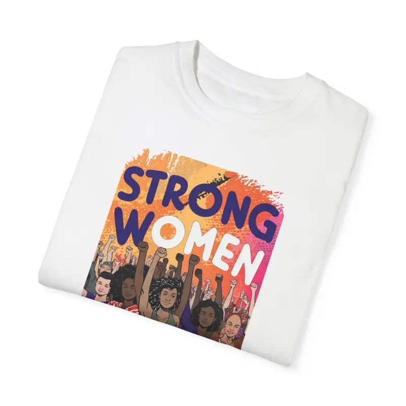 Cozy Women’s Day Cotton Tee for Strong Women World - T-shirt