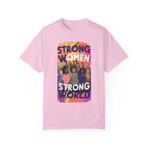 T-shirt - Strong Women Cotton Tee - Bold Statement Shirt - Dipaliz