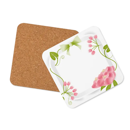 Elevate Decor with Petal Dipaliz Pink Flower Coasters - Kitchen and Dining