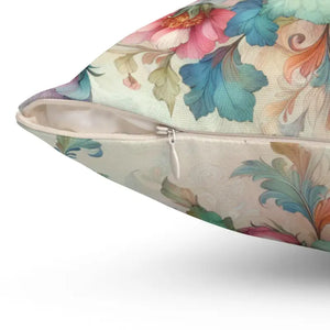 Intricately Designed Watercolor Floral Throw Pillow - Dipaliz - Pillows