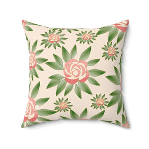 Spun Polyester Square Pillow - Stylish Comfort Decor - Dipaliz - Throw Pillows