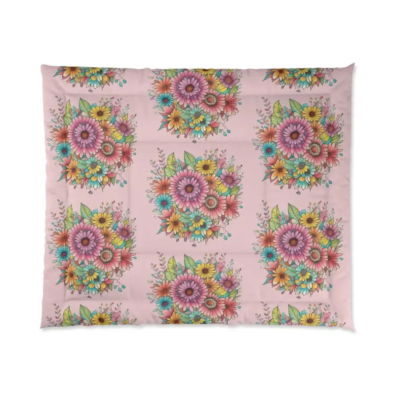 Dreamy Nights: Dipaliz’s Pink Floral Comforter - Home Decor