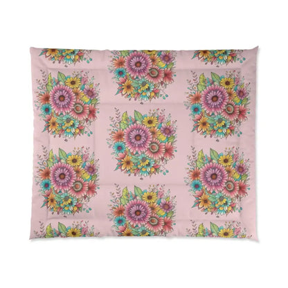 Snuggle Up with Dipaliz’s Luxurious Pink Floral Comforter - Home Decor