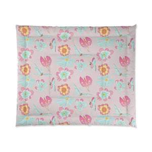 Floral Print Comforter - Cozy Modern Bedroom Style - Dipaliz - Quilts & Comforters