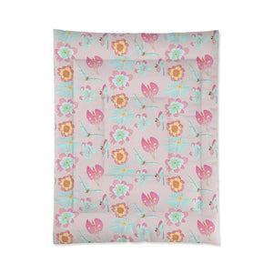 Floral Print Comforter - Cozy Modern Bedroom Style - Dipaliz - Quilts & Comforters