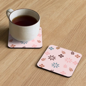 Heat Resistant Floral Coaster - Vibrant Pink Style - Dipaliz - Coasters