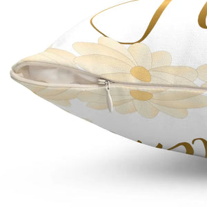 Home Sweet Spun Polyester Square Pillow Bold Comfort - Dipaliz - Throw Pillows