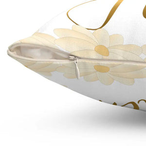 Home Sweet Spun Polyester Square Pillow Bold Comfort - Dipaliz - Throw Pillows