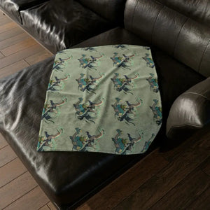Soft Polyester Blanket - Cute Dinosaur Print - Dipaliz - 30’’ × 40’’ - Blankets