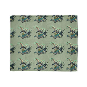Soft Polyester Blanket - Cute Dinosaur Print - Dipaliz - Blankets