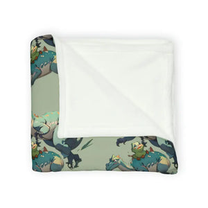 Soft Polyester Blanket - Cute Dinosaur Print - Dipaliz - Blankets