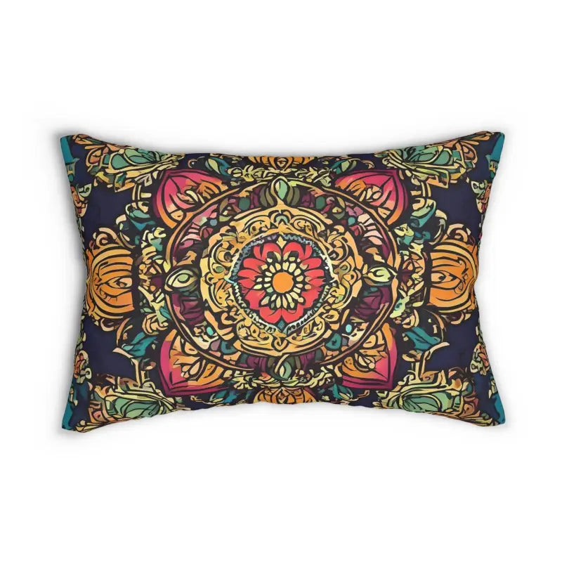 Cozy Up: Spun Polyester Lumbar Pillow for Home Décor - 20’’ × 14’’ Decor