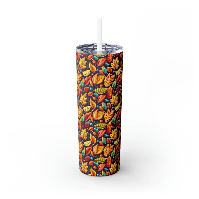 Cozy Up with the Mesmerizing Fall Leaves Tumbler - Glossy / White / 20oz Mug