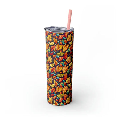 Cozy Up with the Mesmerizing Fall Leaves Tumbler - Mug