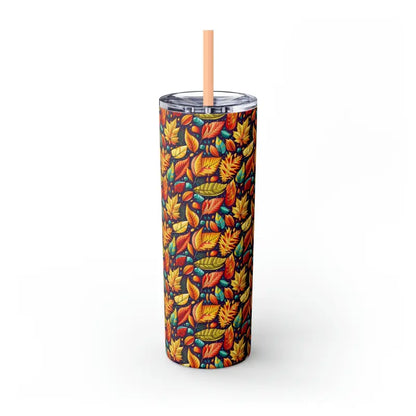 Cozy Up with the Mesmerizing Fall Leaves Tumbler - Mug