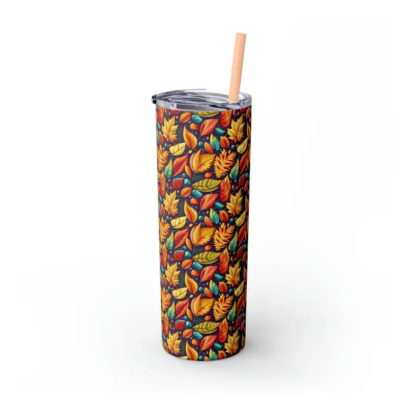 Cozy Up with the Mesmerizing Fall Leaves Tumbler - Mug