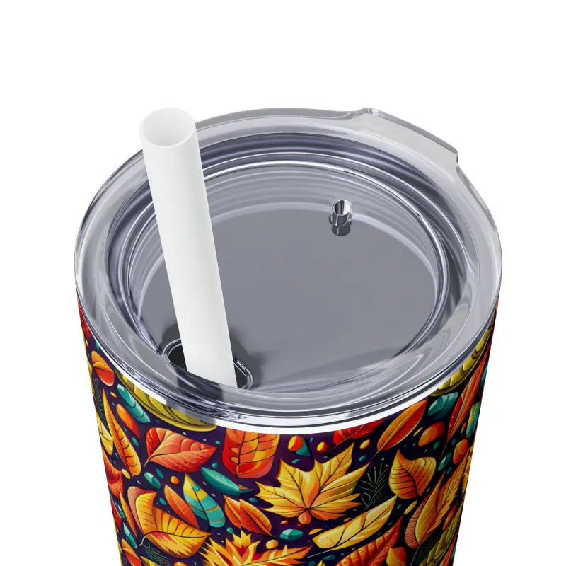 Cozy Up with the Mesmerizing Fall Leaves Tumbler - Mug