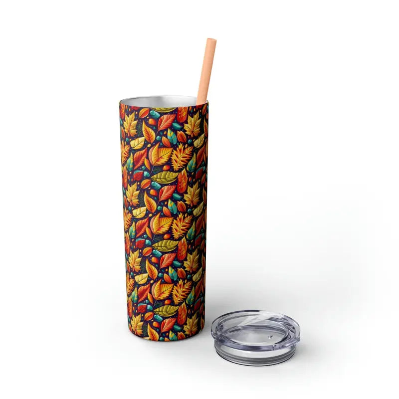 Cozy Up with the Mesmerizing Fall Leaves Tumbler - Mug