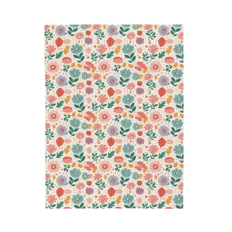 Cozy Up with the Stunning Pastel Flower Bliss Blanket - All Over Prints