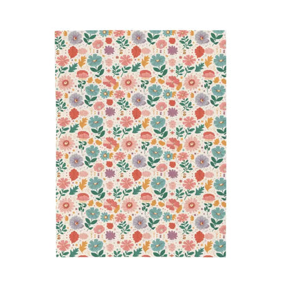 Cozy Up with the Stunning Pastel Flower Bliss Blanket - All Over Prints