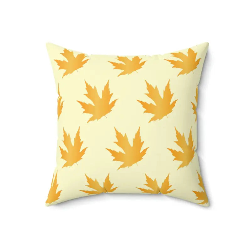 Cozy Up with the Trendy Maple Leaves Polyester Pillow - Home Decor