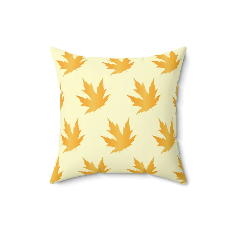 Cozy Up with the Trendy Maple Leaves Polyester Pillow - Home Decor