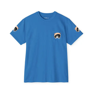 Cotton Comfort Pocket Tee - Abstract Pastel Art Design - Dipaliz - T-shirts