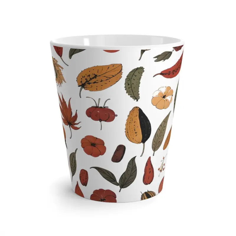 Fall Leaves Latte Mug - Cozy Ceramic Warmth Awaits! - 12oz