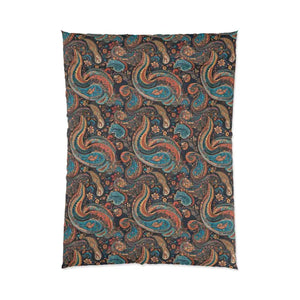 Paisley Pattern Polyester Comforter - Cozy Bedroom Upgrade - Dipaliz - Quilts & Comforters