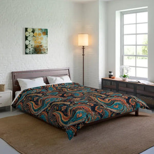 Paisley Pattern Polyester Comforter - Cozy Bedroom Upgrade - Dipaliz - 88’’ × - Quilts & Comforters