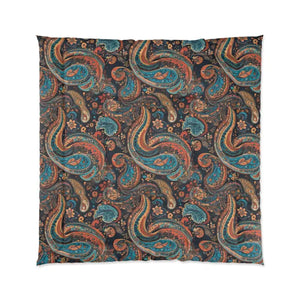 Paisley Pattern Polyester Comforter - Cozy Bedroom Upgrade - Dipaliz - Quilts & Comforters