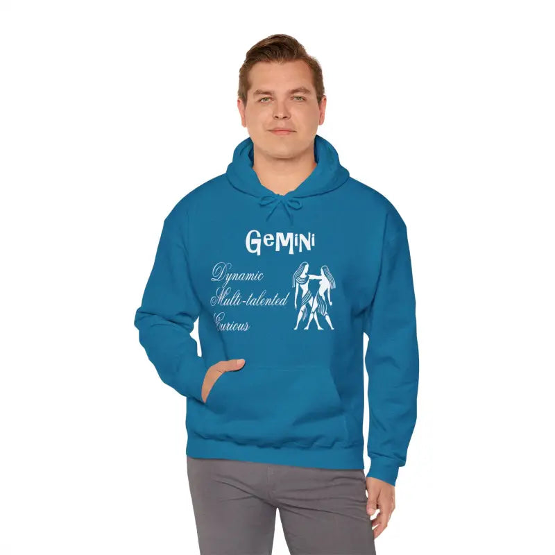 Cozy Up in Style: Unisex Heavy Blend™ Hooded Sweatshirt - Antique Sapphire / l Hoodie