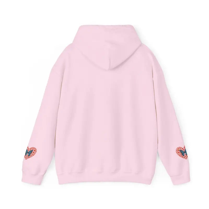 Cozy Up in Style: Unisex Heavy Hooded Butterfly Sweatshirt - Hoodie