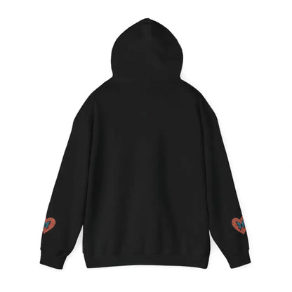 Cozy Up in Style: Unisex Heavy Hooded Butterfly Sweatshirt - Hoodie