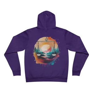 Unisex Sponge Fleece Pullover - Medium Fabric Cloudlike Comfort - Dipaliz - Hoodies