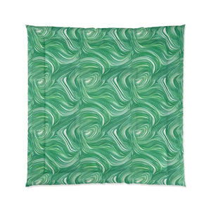 Wavy Abstract Pattern Comforter Set Modern Cozy Style Dipaliz - Quilts & Comforters