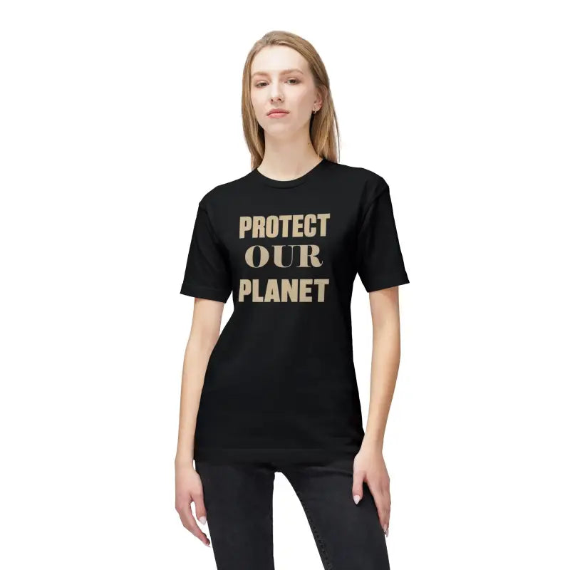 Eco-chic Earth Day Tee: Cozy Usa-made Cotton T-shirt - T-shirt