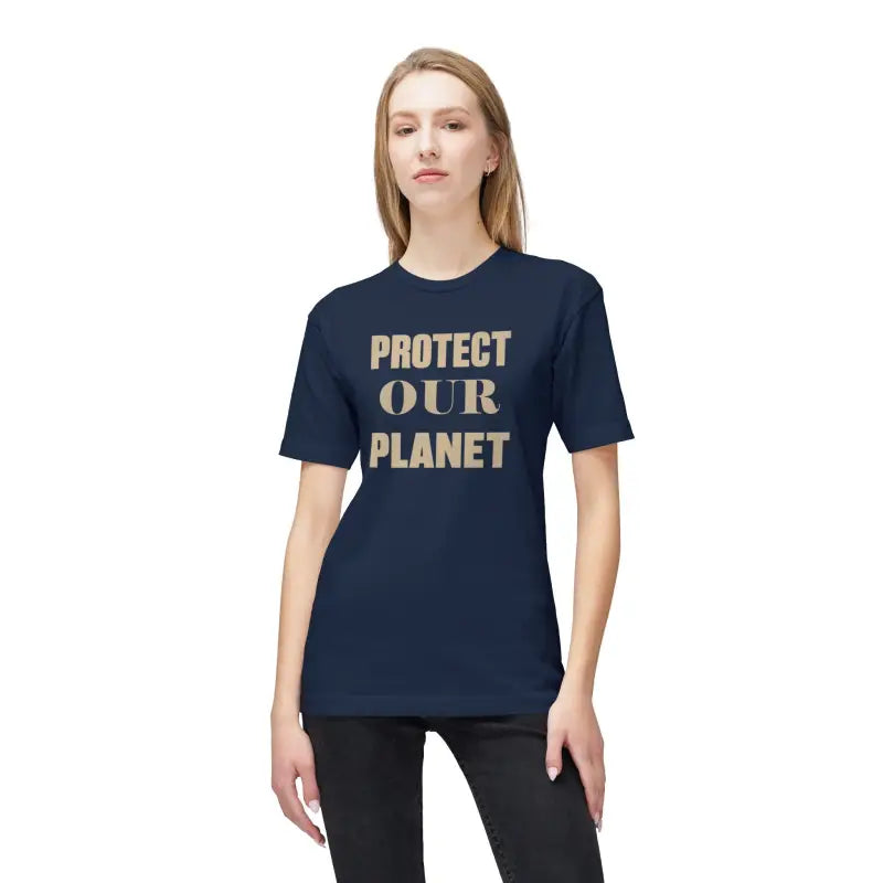 Eco-chic Earth Day Tee: Cozy Usa-made Cotton T-shirt - T-shirt