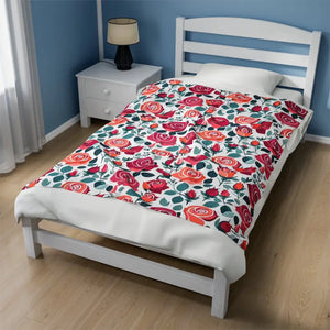 Luxurious Plush Velveteen Blanket - Ultra Soft Cozy - Dipaliz - 50’’ × 60’’ - Blankets