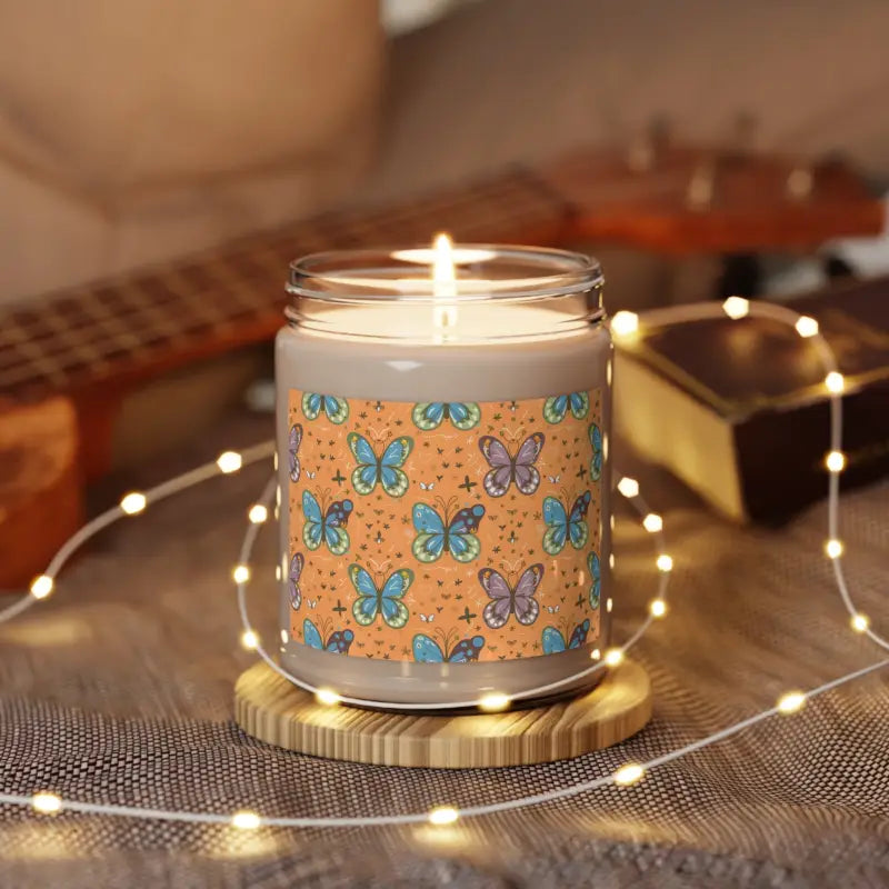 Cozy Vibes with Soy Wax Candles in Chic 9oz Glass Jars - Home Decor