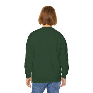 Cozy Vibes Youth Crewneck Sweatshirt, Soft Pastel Retro Text Kids Pullover - Sweatshirts
