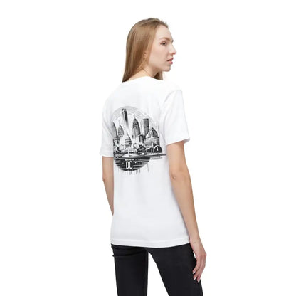 Elevate with the Cozy Washington Dc Skyline Cotton Tee - T-shirt